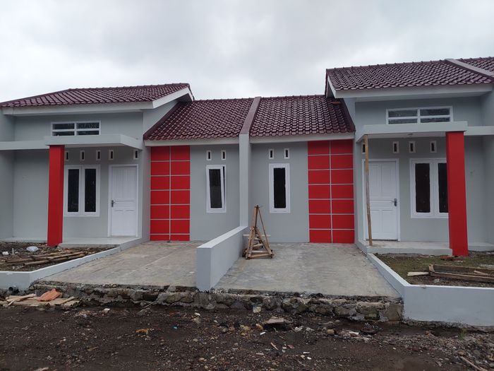 foto tampak rumah tipe 36/60 perumahan Perumahan Taman Tirta Rejasari