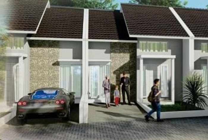 foto tampak rumah tipe 36/65 perumahan ALANA HILLS REGENCY