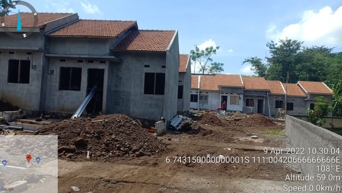 foto tampak rumah tipe Rumah Tapak Sejahtera (Subsidi) perumahan WATU KEBO RAYA