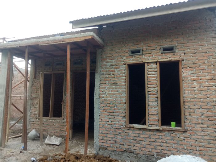 foto tampak rumah tipe RSH perumahan ANUGRAH TUHAN RESIDENCE