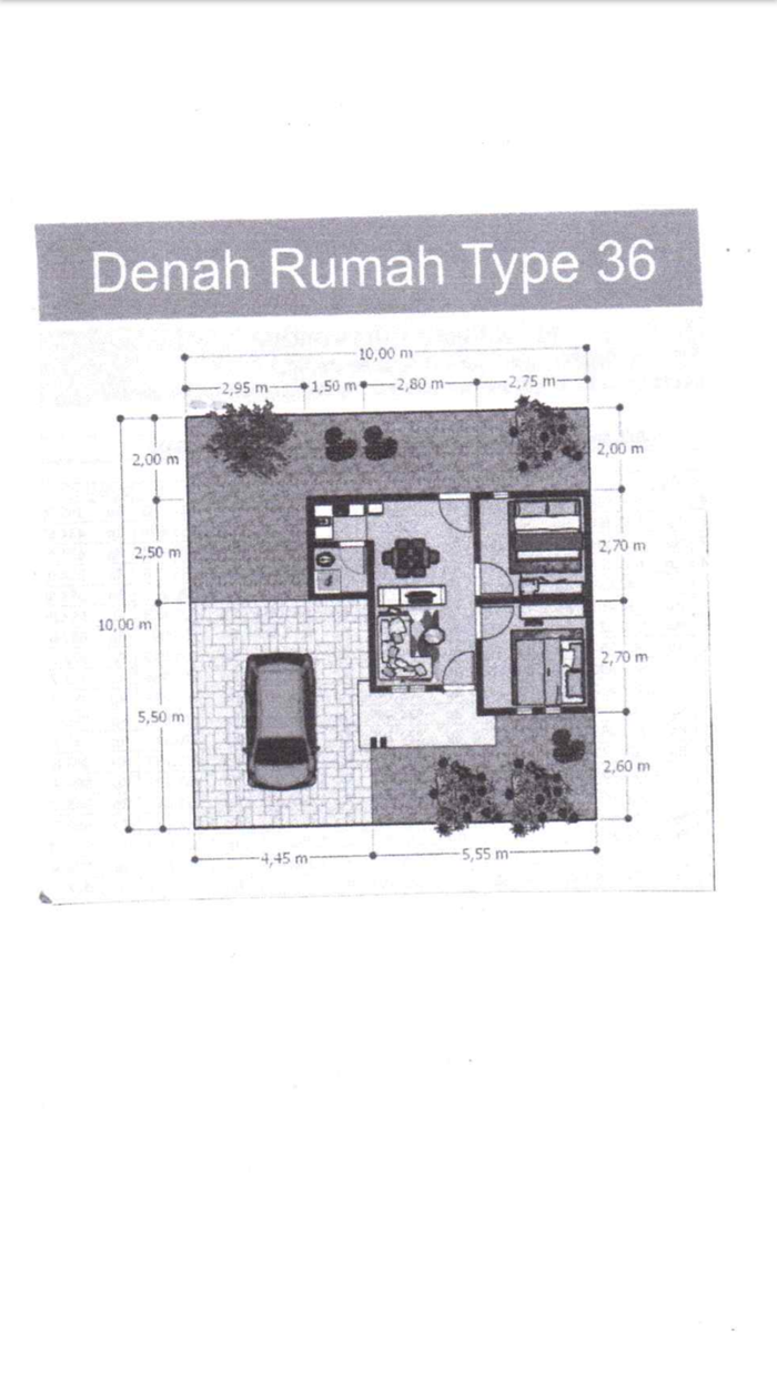 foto denah rumah tipe RSH perumahan ANUGRAH TUHAN RESIDENCE