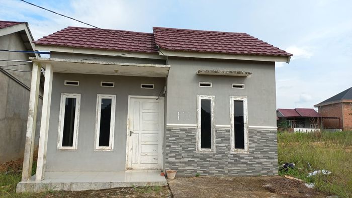 foto tampak rumah tipe 36 perumahan Echa Residence 2