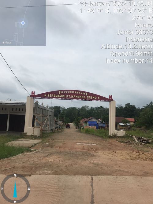 foto gerbang perumahan PERUMAHAN HAMENDA GRAND