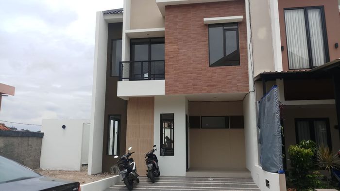 foto tampak rumah tipe 60 Tulip (978) perumahan City Garden Residence Blok FConnexion