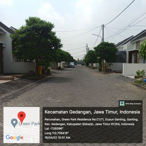 foto posisi tengah perumahan Green Park Residence