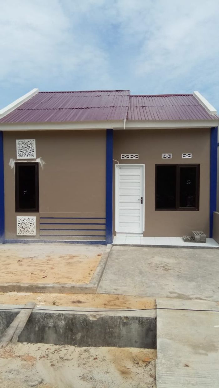 foto tampak rumah tipe 36 perumahan Graha Hanania