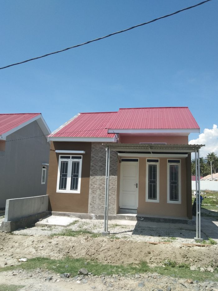 foto tampak rumah tipe 36 perumahan GRAHA MUTIARA BLOK C8 & D3