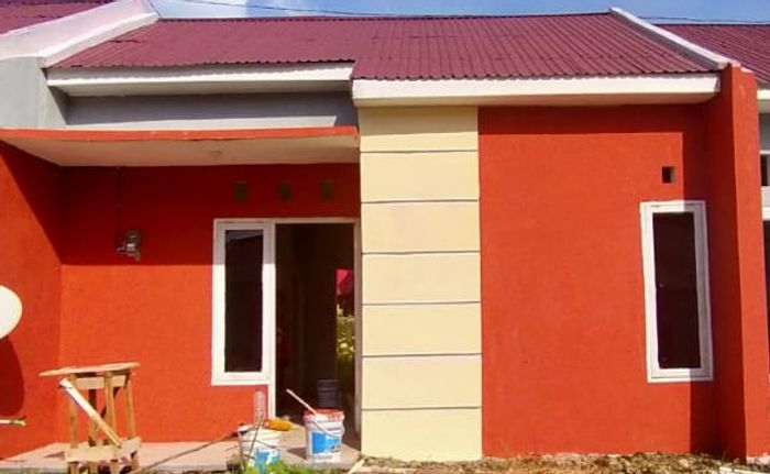 foto tampak rumah tipe PARIS perumahan Grand Abdi Karya Regency Tahap 2