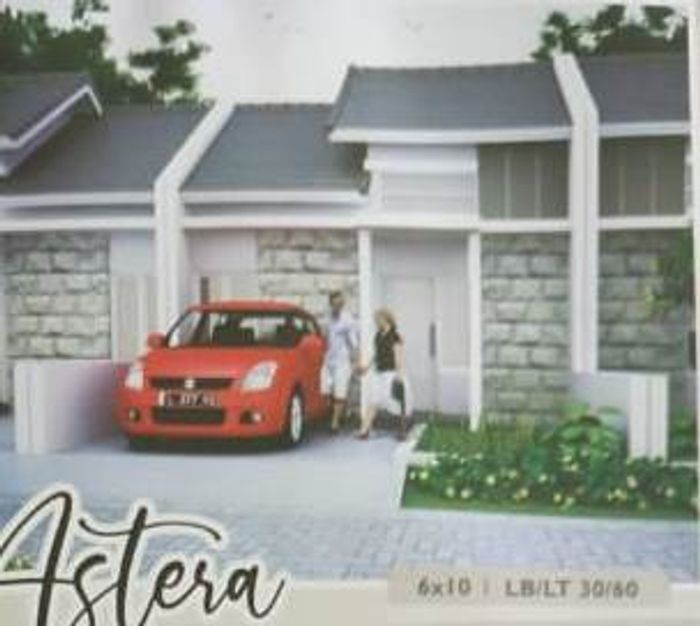 foto tampak rumah tipe 30 / 60 perumahan Graha Puncak Anomsari II / Puncak Ganara