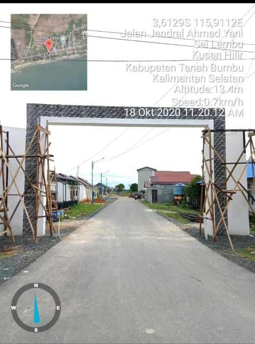 foto gerbang perumahan SIPORIO 2