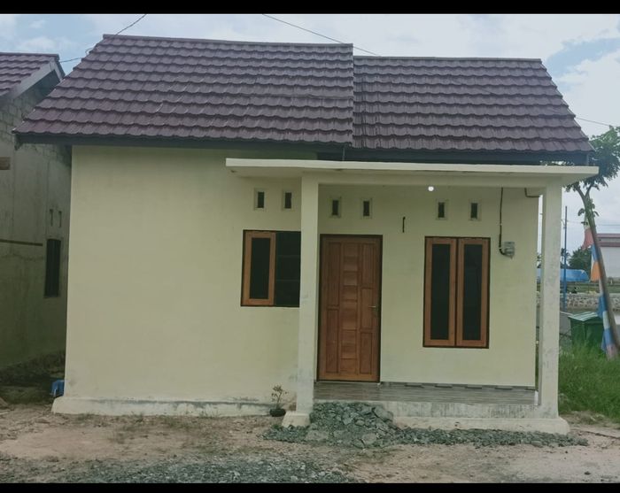foto tampak rumah tipe 36 perumahan SIPORIO 2