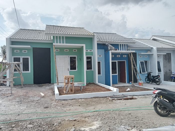 foto tampak rumah tipe 36/75 perumahan Purwanegara Estate 2