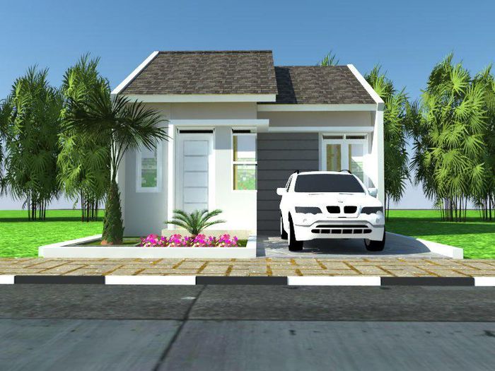 foto tampak rumah tipe 36/60 perumahan Perumahan Agape Tahap 4