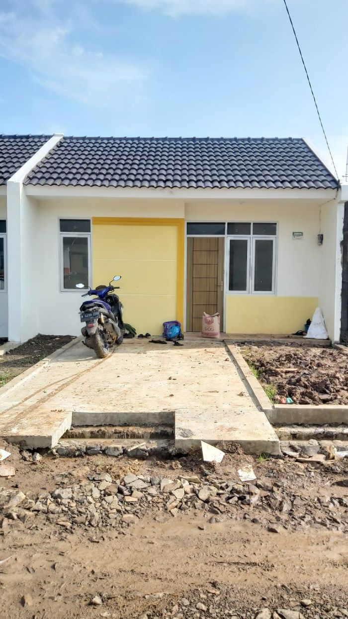 foto tampak rumah tipe 26/72 150.5 (atap baru) perumahan ALAM SANGGAR INDAH EXTENSION