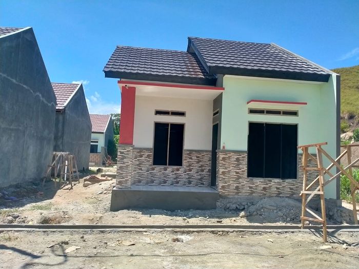 foto tampak rumah tipe SUBSIDI 36 perumahan Perumahan Grand Efata Doyo Baru