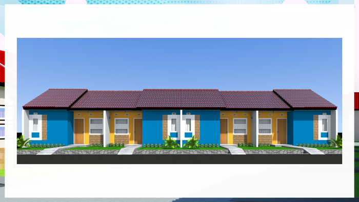 foto tampak rumah tipe 29Jas perumahan Kepuren Residence (Ranjeng)