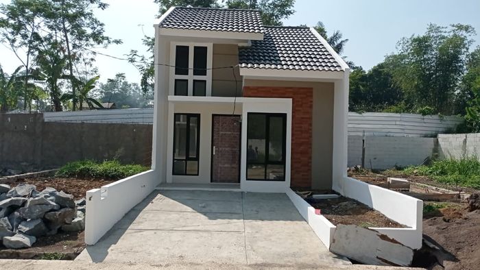 foto tampak rumah tipe 36 Mezzanine (329) perumahan G-Land Katapang Residence 1