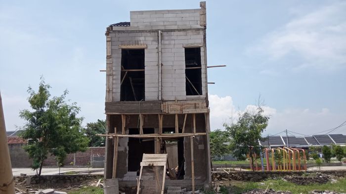 foto tampak rumah tipe 39 Compact (400) perumahan G-Land Ciwastra Park