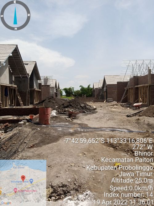 foto posisi tengah perumahan BIMURA RESIDENCE