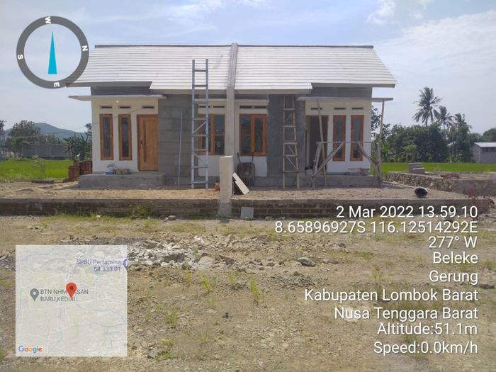 foto tampak rumah tipe 30 perumahan PERUMAHAN BALE SENENG PERMAI