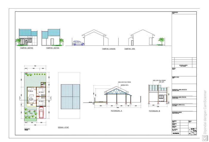foto denah rumah tipe 36 perumahan BABEL RESIDENCE 1