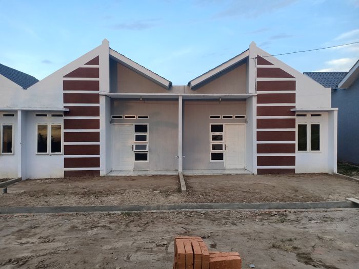 foto tampak rumah tipe Subsidi 36 perumahan Tembung Mansion