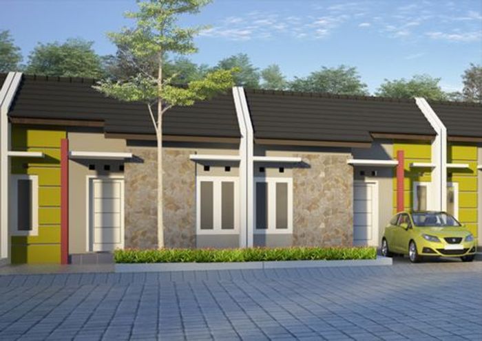 foto tampak rumah tipe 30/60 perumahan Griya Mentari Klaster 2
