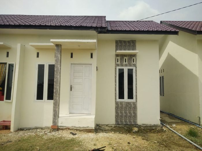 foto tampak rumah tipe 36 perumahan Grand Alfatih Residence II