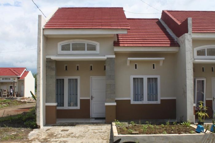 foto tampak rumah tipe 36E perumahan Griya Satria Bukit Permata Tahap 5