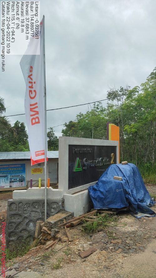 foto gerbang perumahan GRAND DELTA REGENCY