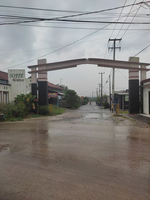 foto gerbang perumahan SOFIE RESIDENCE tahap 2