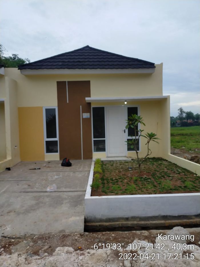 foto tampak rumah tipe 30/60 perumahan KURNIA PURI HARMONI