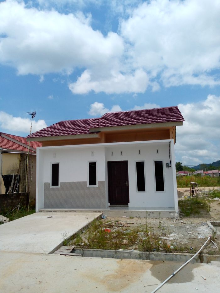 foto tampak rumah tipe 36 perumahan PESONA MANGKOL ASRI 2