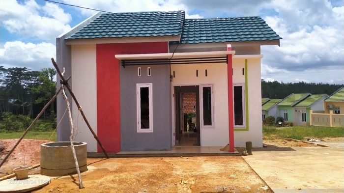 foto tampak rumah tipe 36 perumahan PERUMAHAN SAFALAND 1