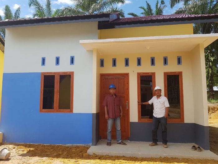 foto tampak rumah tipe 36 perumahan AA RESIDENCE 3 TAHAP II