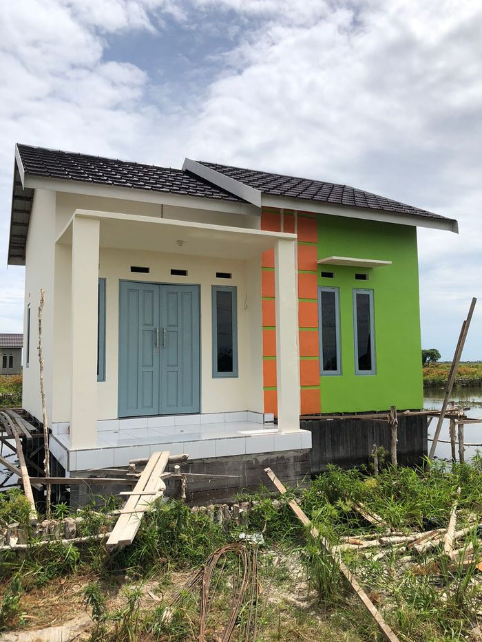 foto tampak rumah tipe 36 perumahan KOMPLEK PRATAMA ASRI