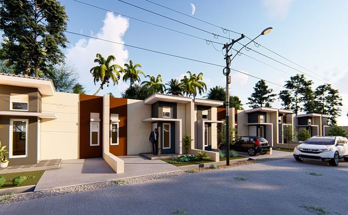 foto tampak rumah tipe 36/72 perumahan SURYA PANCIRO TAHAP 3