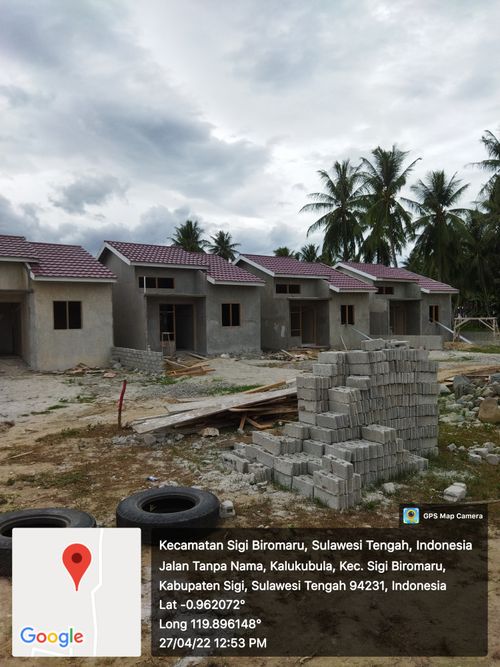 foto posisi tengah perumahan Lando Mansion