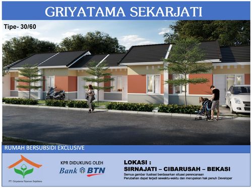 foto contoh rumah perumahan Griyatama Sekarjati