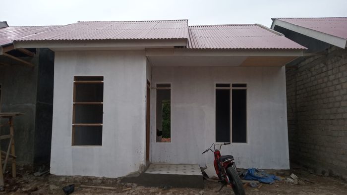 foto tampak rumah tipe 36 perumahan PARAK ALAH RESIDENCE