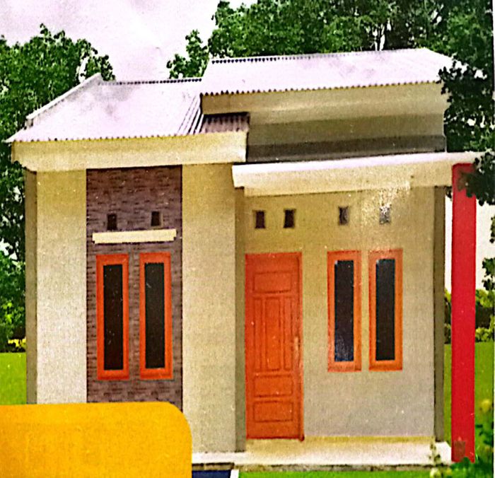foto tampak rumah tipe 36 perumahan HUSADA RESIDENCE