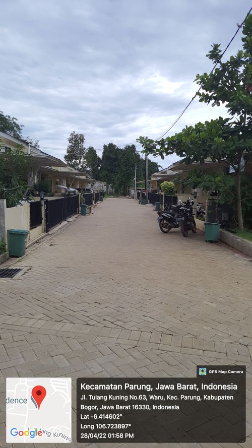 foto posisi tengah perumahan Palm Parung Residence