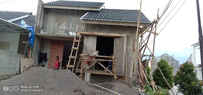 foto tampak rumah tipe 46 Landed (574) perumahan G-Land Ciwastra Park