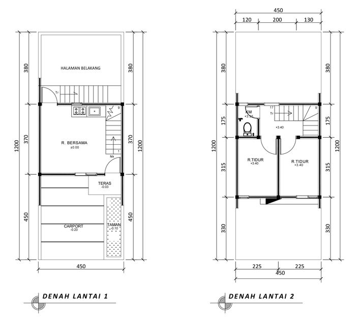 foto denah rumah tipe 39 Compact-Cozy (277) perumahan Bukit Sukanagara Resort