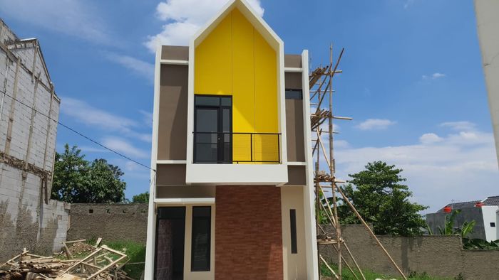 foto tampak rumah tipe 50 Compact (423) perumahan G-Land Katapang Residence 2