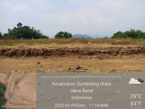 foto posisi tengah perumahan Mulyasari Residence