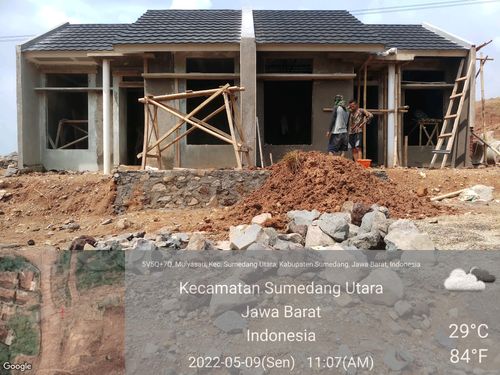 foto contoh rumah perumahan Mulyasari Residence