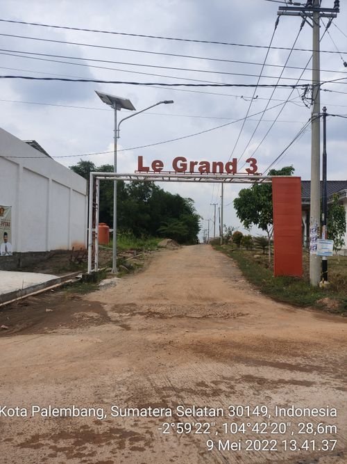 foto gerbang perumahan Le grand 3 Tahap 3