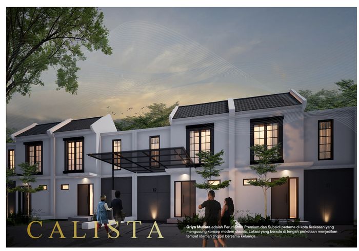 foto tampak rumah tipe CALISTA 34/60 perumahan GRIYA MUTIARA