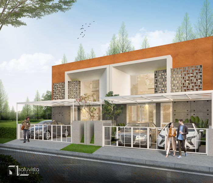 foto tampak rumah tipe 40 perumahan D'Green Hasanah Tahap 2 (The Amarta)